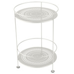 Guinguette Perforated Side Table - Clay Grey