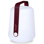 Balad Portable Table Lamp - Black Cherry / White