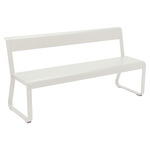 Bellevie Bench with Back - Clay Grey