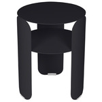 Bebop Side Table with Shelf - Anthracite