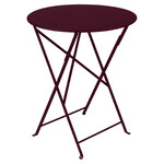 Bistro Round Folding Table - Black Cherry