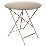 Bistro Round Folding Table - Nutmeg