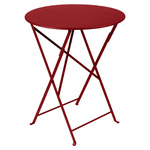 Bistro Round Folding Table - Chili Red