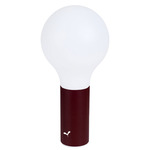Aplo Table Lamp - Black Cherry / White