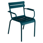 Luxembourg Aluminum Armchair Set of 2 - Acapulco Blue