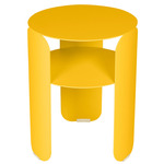 Bebop Side Table with Shelf - Honey