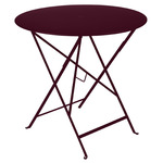 Bistro Round Folding Table - Black Cherry