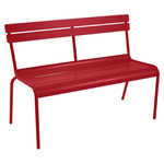 Luxembourg 2 Seater Bench - Poppy Red