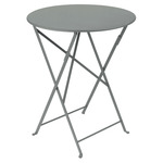 Bistro Round Folding Table - Lapilli Grey