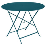 Bistro Round Folding Table - Acapulco Blue