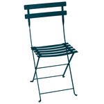 Bistro Folding Chair Set of 2 - Acapulco Blue