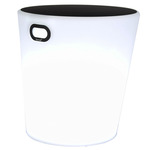 Inoui Bluetooth Portable Lighted Stool/Table - Anthracite / White