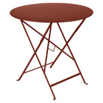 Bistro Round Folding Table - Red Ochre