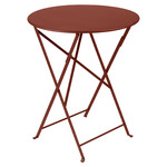 Bistro Round Folding Table - Red Ochre