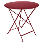 Bistro Round Folding Table - Chili Red