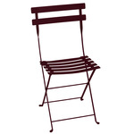 Bistro Folding Chair Set of 2 - Black Cherry