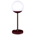Mooon Portable Table Lamp - Black Cherry / White