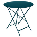 Bistro Round Folding Table - Acapulco Blue