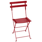 Bistro Folding Chair Set of 2 - Poppy Red
