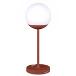Mooon Portable Table Lamp - Red Ochre / White