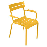 Luxembourg Aluminum Armchair Set of 2 - Honey Textured