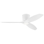 Titus Ceiling Fan with Light - Matte White / Matte White / Frosted