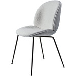 Beetle Upholstered Dining Chair - Black / Karakorum Grey