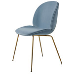 Beetle Upholstered Dining Chair - Antique Brass / Sunday 002