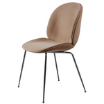 Beetle Upholstered Dining Chair - Black Chrome / Sunday 034