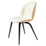 Beetle Veneer Dining Chair - Smoked Oak / Karakorum Ivory / Oak Veneer