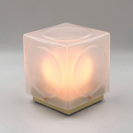 Chant Portable Table Lamp - Brushed Gold / Frosted