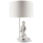 Inner Peace Table Lamp - White / White