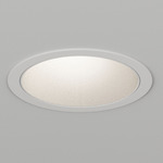 Atomos 2 Slim Round Downlight Trim / IC Airtight Housing - White Powdercoat / White Baffle