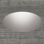 Atomos 2 Slim Round Trimless Wood / IC Airtight Housing - Satin Silver