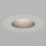 Atomos 1 Slim Round Pinhole Trim / IC Airtight Housing - White Powdercoat / Black Baffle