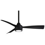 Skinnie Ceiling Fan with Light - Coal / Coal