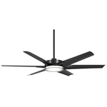 Deco Smart Ceiling Fan with Color Select Light - Coal / Coal