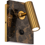 Nexus Wall Sconce - Aged Brass