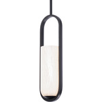 Rollins Pendant - Black / Alabaster