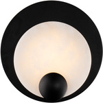 Rowlings Wall Sconce - Black / Alabaster