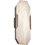 Toulouse Wall Sconce - Antique Nickel / Alabaster