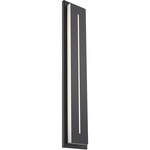 Midnight Color Select Outdoor Wall Sconce - Black / Clear