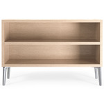 Sofa So Good Demi Shelf - Polished Aluminum / White Wash Oak