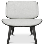 Nut Lounge Chair - Grey Stained Oak / Armoured Boar Hairy