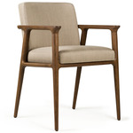 Zio Dining Chair - Cinnamon Stained Oak / Oray Ronan Gravel