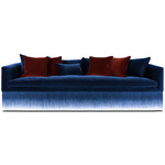Amami Pillows - Set of 5 - Lario Blue / Cayenne Velvet