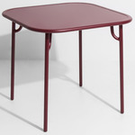 Week-End Cafe Table - Burgundy