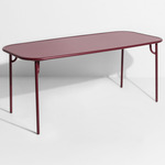 Week-End Dining Table - Burgundy