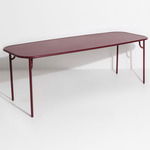 Week-End Dining Table - Burgundy