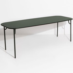 Week-End Dining Table - Glass Green